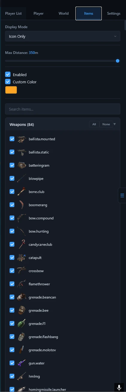 Modding Association Rust Radar screenshot 4