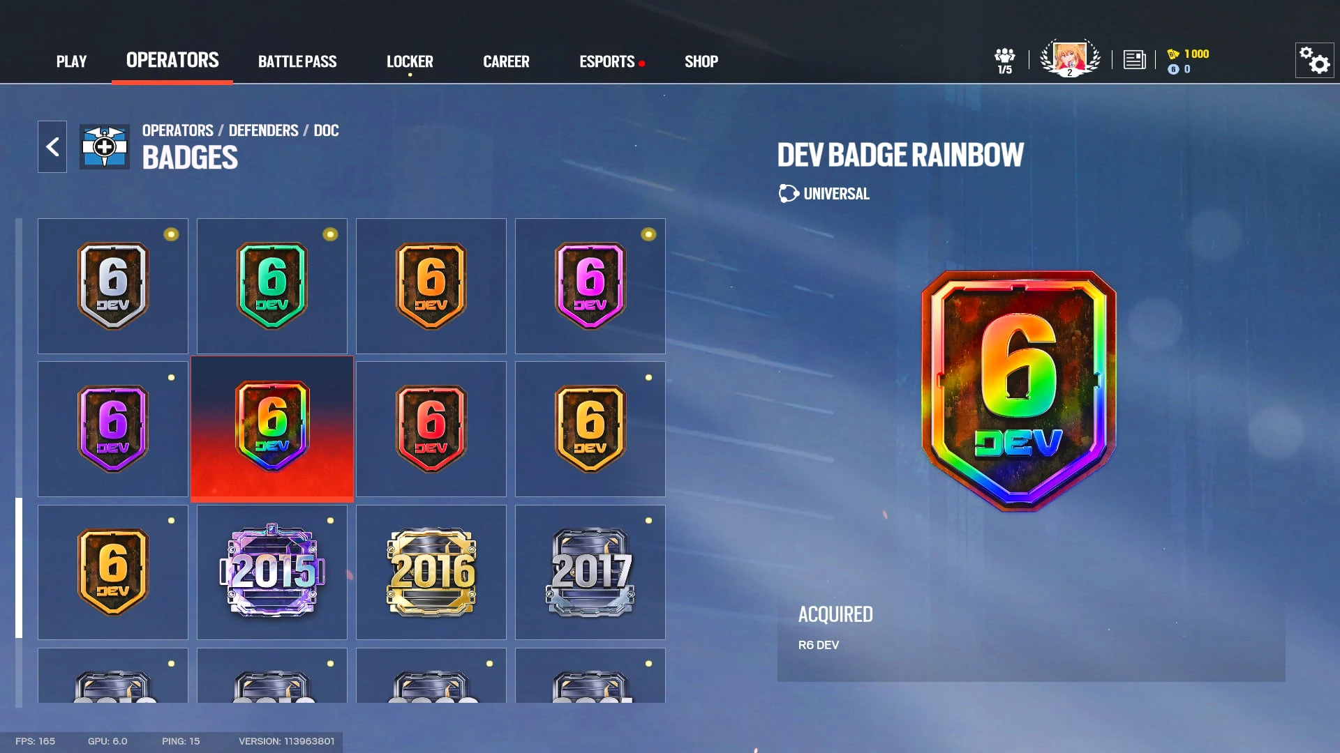 Mythic Rainbow Six Siege Unlock All