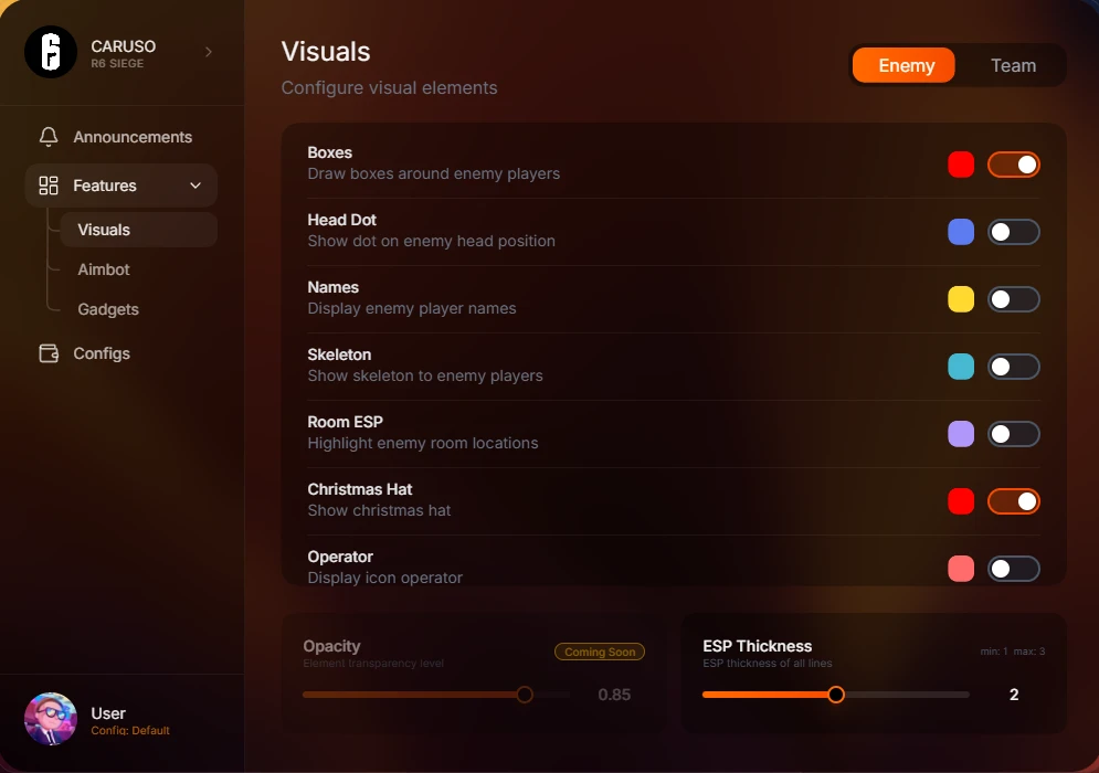 Caruso R6 DMA screenshot 4