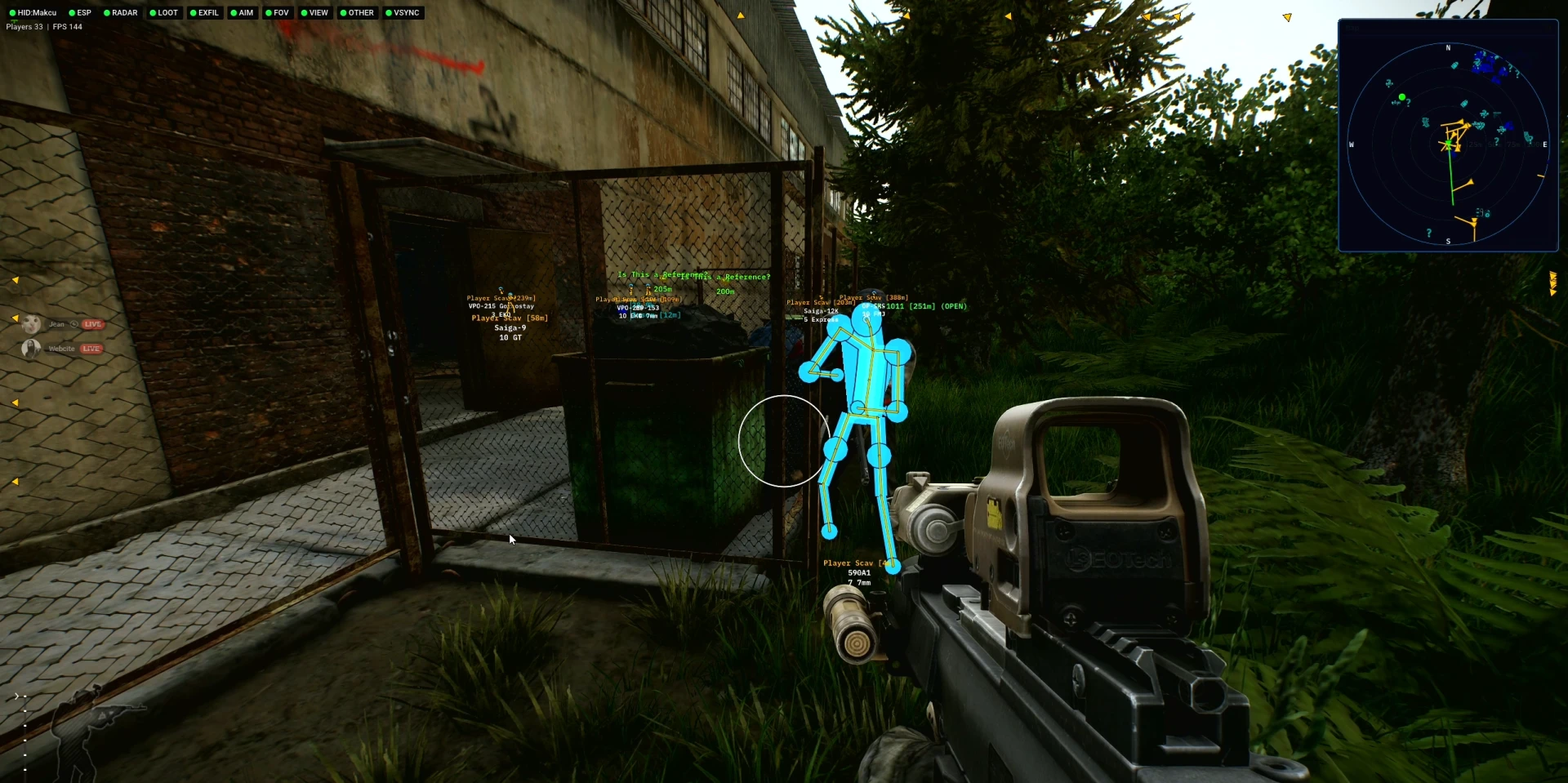 Hex EFT DMA screenshot 2