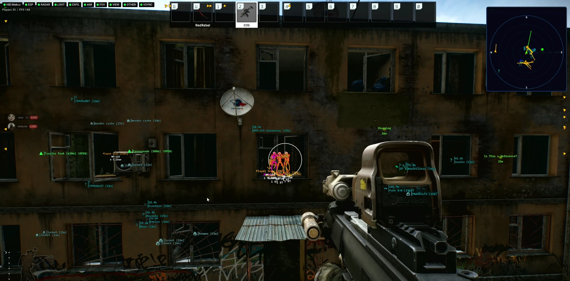 Hex EFT DMA screenshot 3