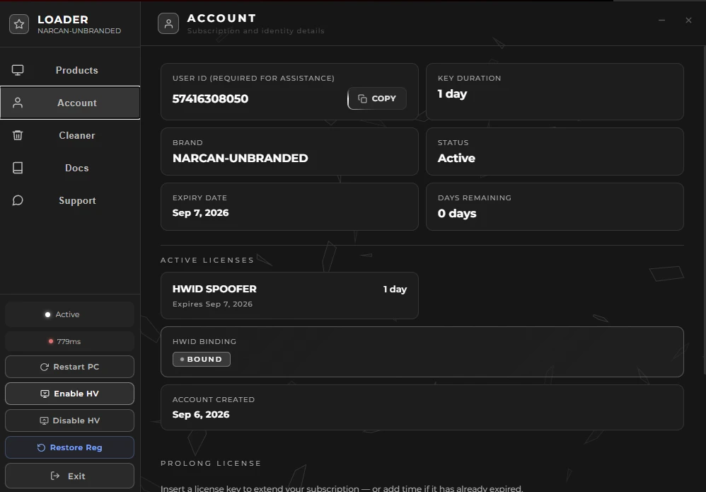 Narcan Temporary Spoofer preview 2