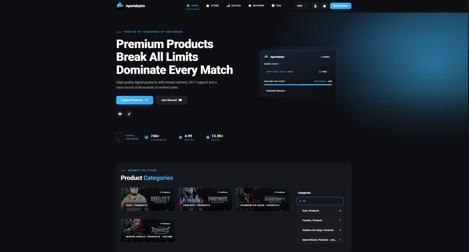 Lucent Sellauth Theme