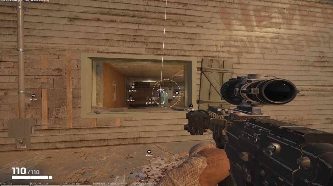 In-game view (after)